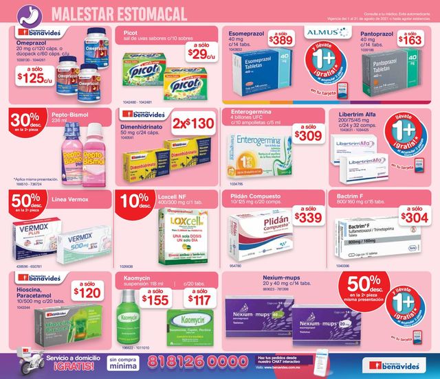 Farmacias Benavides Catálogo desde 01.08.2021