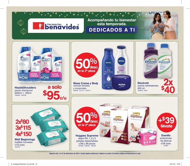 Farmacias Benavides Catálogo desde 01.12.2021