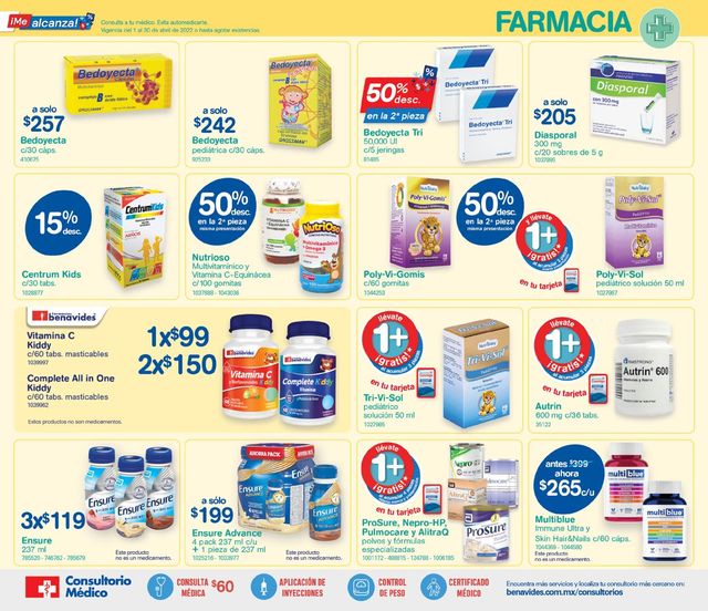 Farmacias Benavides Catálogo desde 01.04.2022