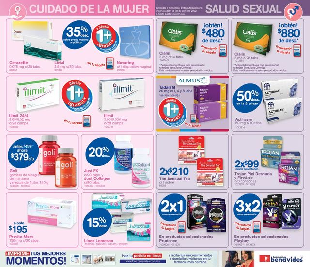 Farmacias Benavides Catálogo desde 01.04.2022