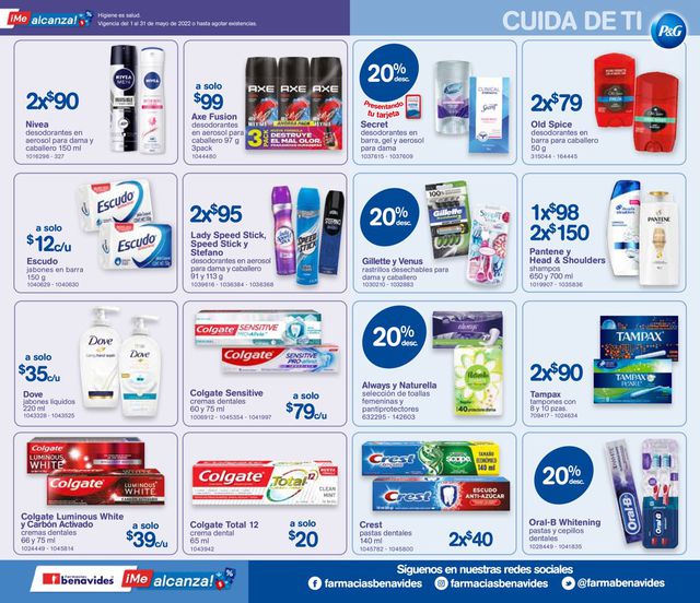 Farmacias Benavides Catálogo desde 01.05.2022