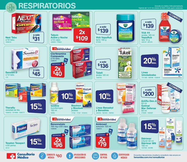 Farmacias Benavides Catálogo desde 01.10.2022
