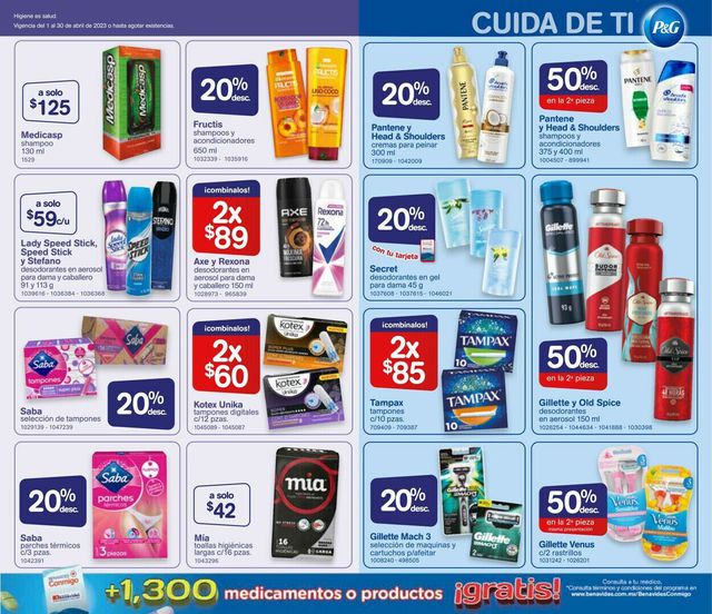 Farmacias Benavides Catálogo desde 01.04.2023