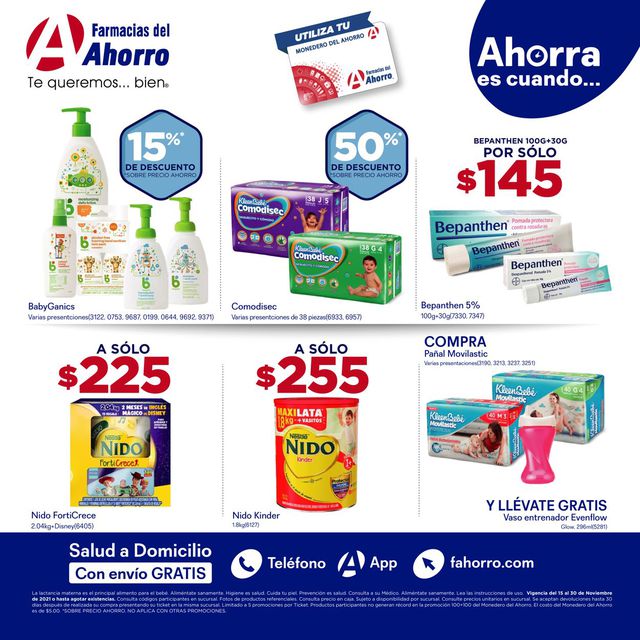 Farmacias del Ahorro Catálogo desde 15.11.2021