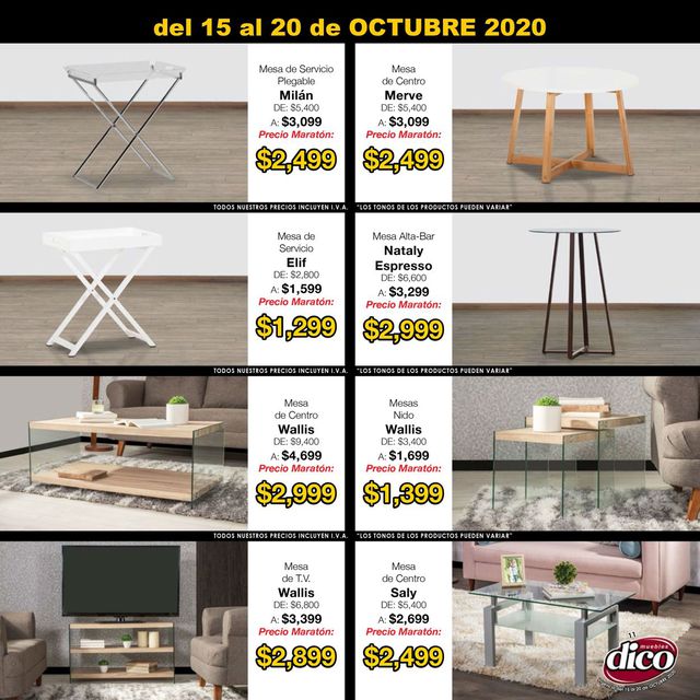 Muebles Dico Catálogo desde 15.10.2020