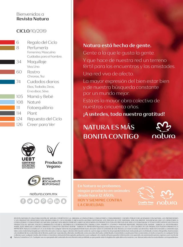 Natura Catálogo desde 13.06.2019