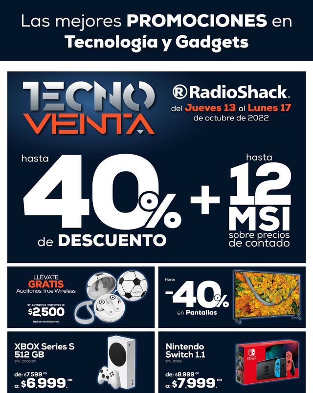 Radio Shack Catálogo desde 13.10.2022