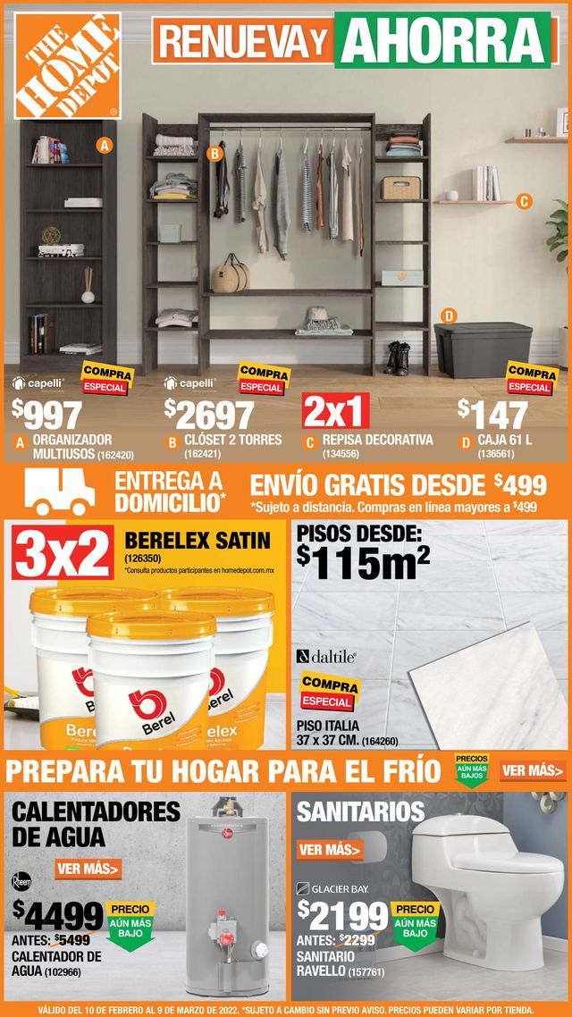 The Home Depot Catálogo desde 10.01.2022