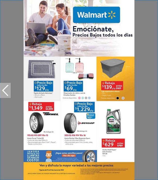 Walmart Catálogo desde 15.03.2022