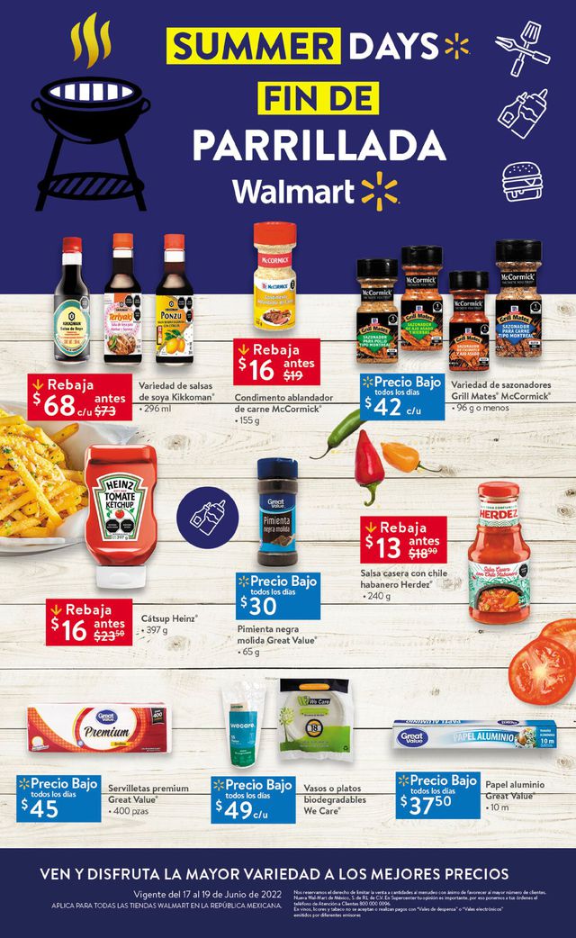 Walmart Catálogo desde 17.06.2022