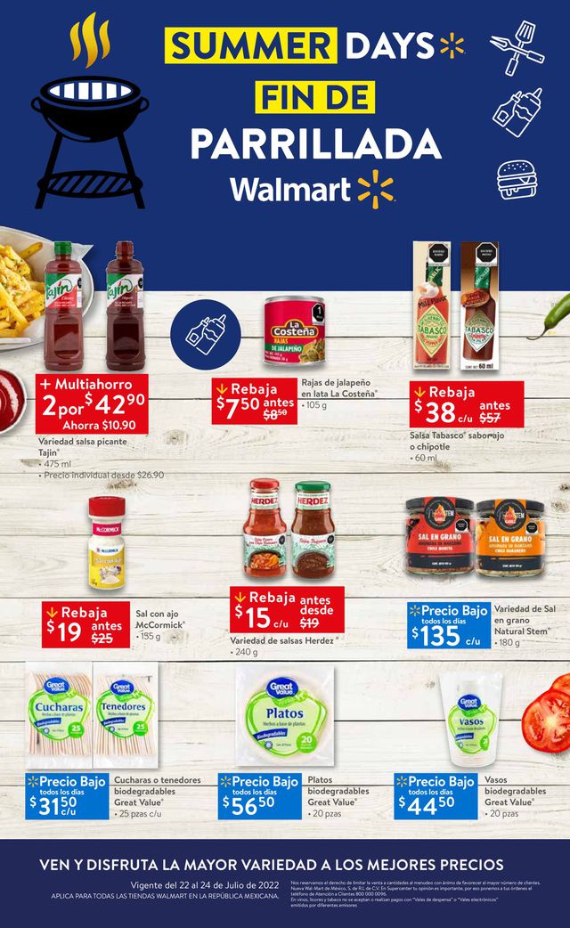 Walmart Catálogo desde 22.07.2022