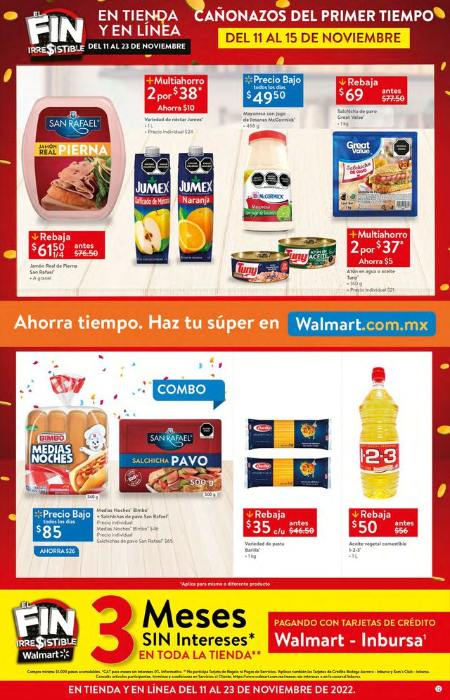 Walmart Catálogo desde 11.11.2022