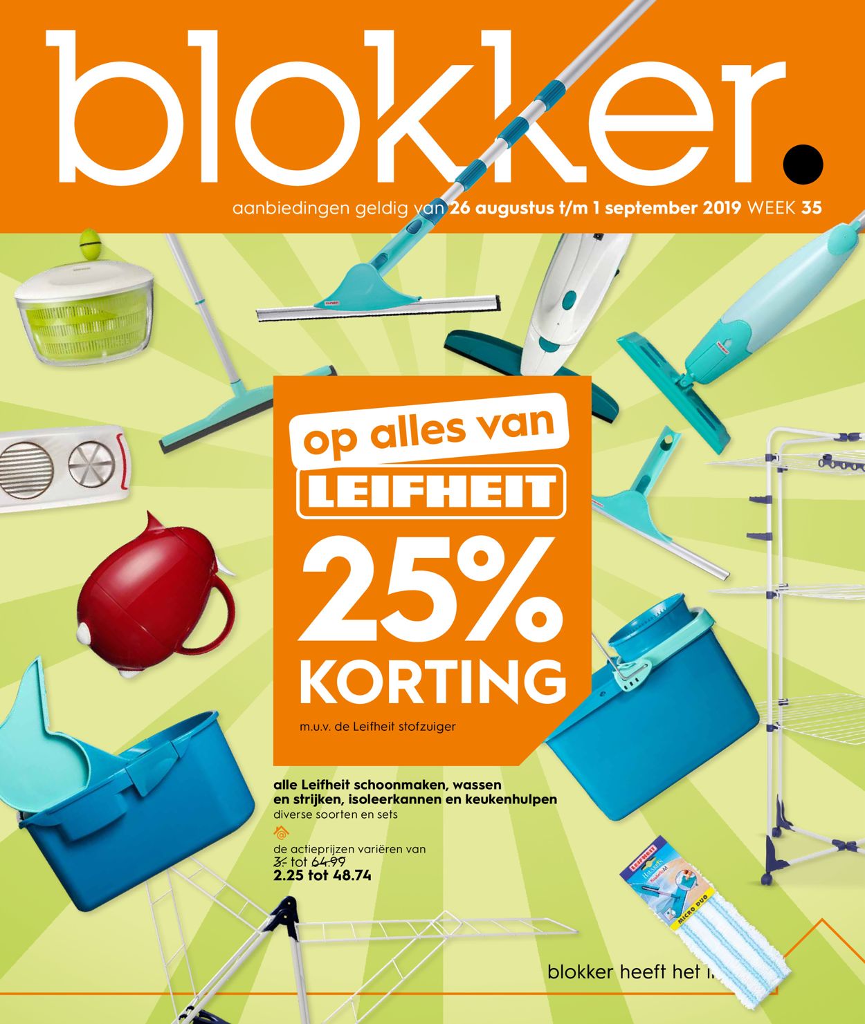 Blokker Flyer vanaf 26.08.2019