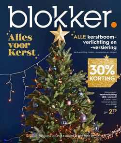 Catalogus van Blokker kerstaanbieding 2019 van 02.12.2019