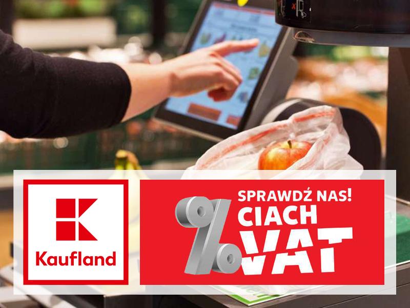 Kaufland - ciach VAT, promocje z okazji obniżki podatku VAT