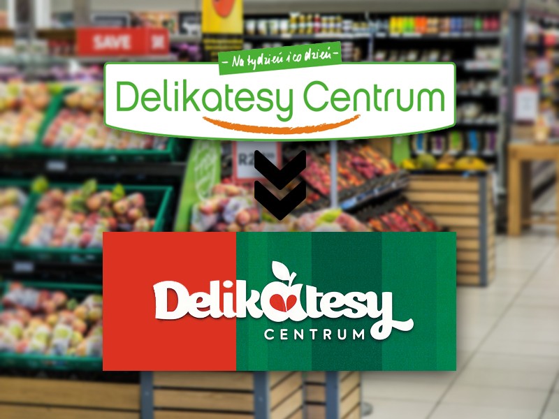 Delikatesy Centrum - nowe logo i aktualne promocje