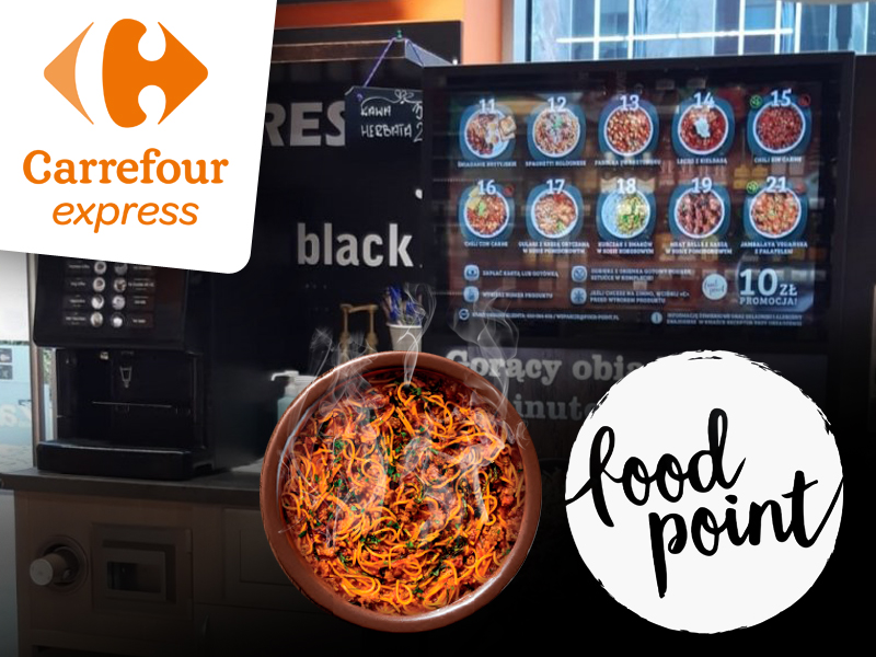 Carrefour Express i Food Point - ciepł obiad w sklepie, nowa promocja