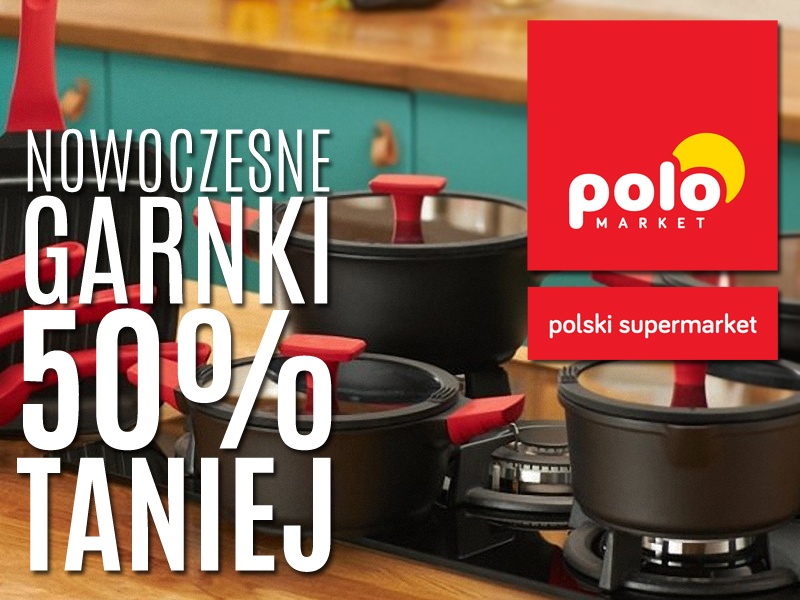 promocja specjalna POLOmarket - garnki Zavio Prestigio za pół ceny do 29 grudnia!