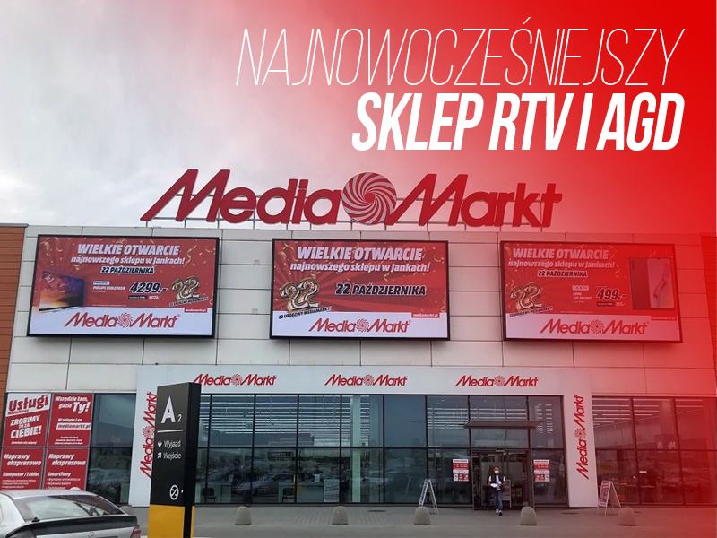 otwarcie najnowszego sklepu MediaMarkt - to najnowocześniejszy market RTV i AGD w Polsce.