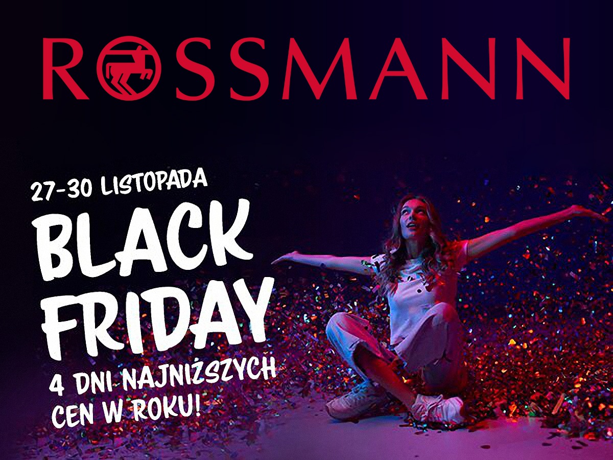 Black Friday w Rossmannie to aż 4 dni promocji i wyprzedaży