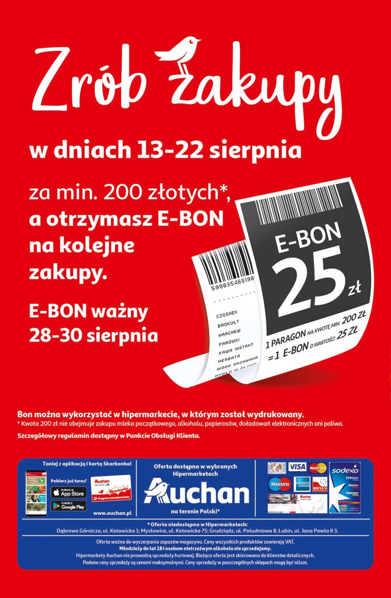 Auchan Gazetka od 13.08.2020