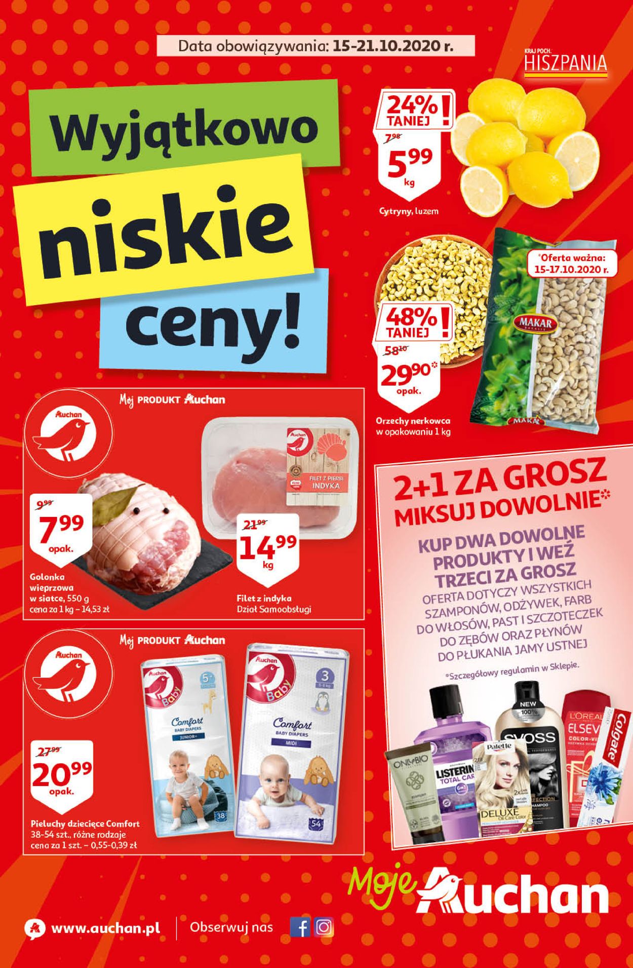 Auchan Gazetka od 15.10.2020