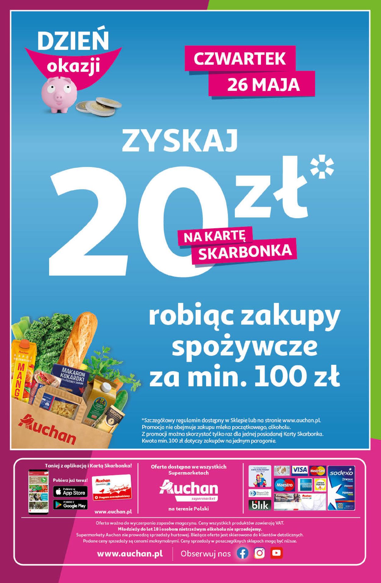 Auchan Gazetka od 26.05.2022