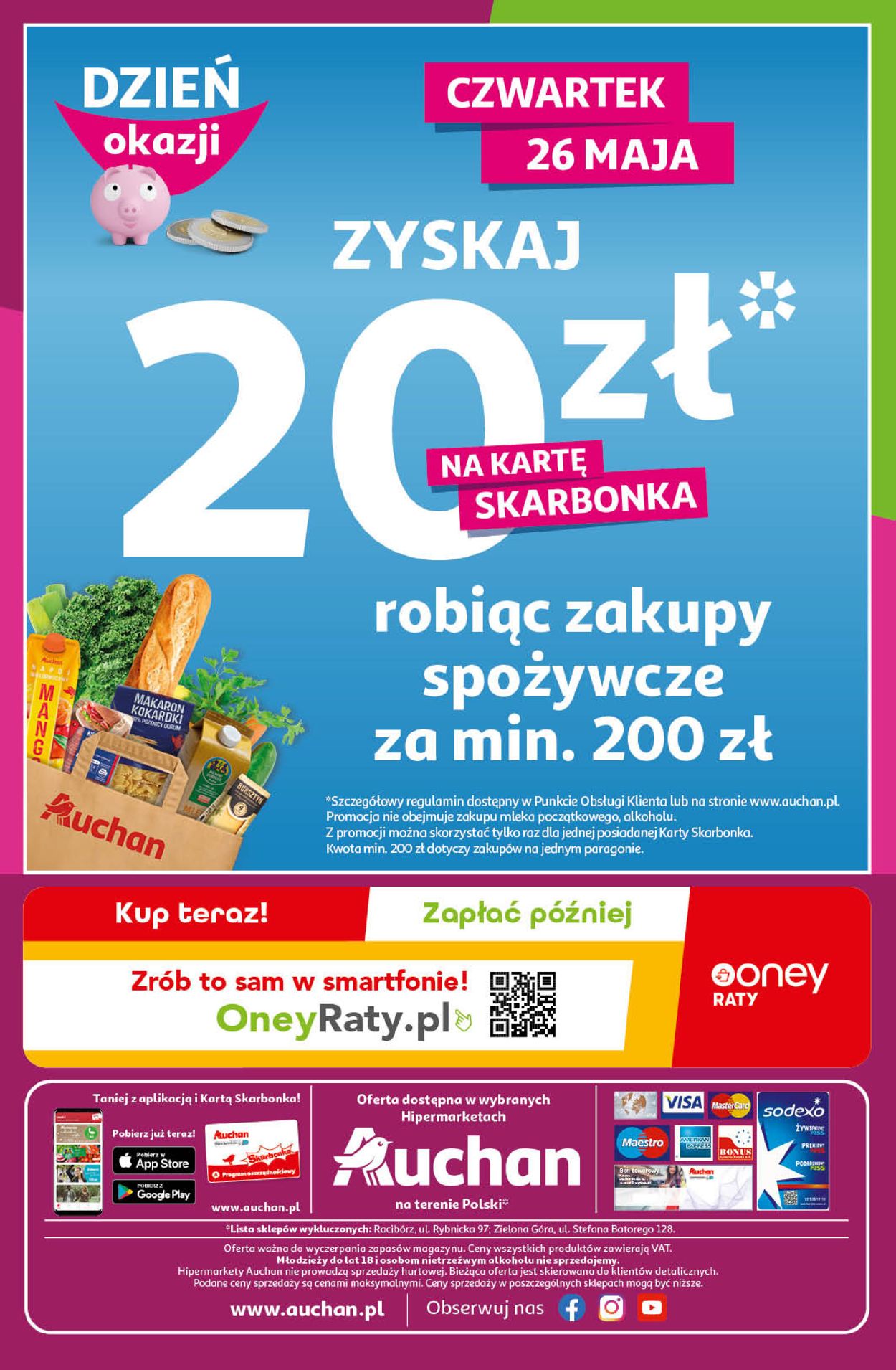 Auchan Gazetka od 26.05.2022