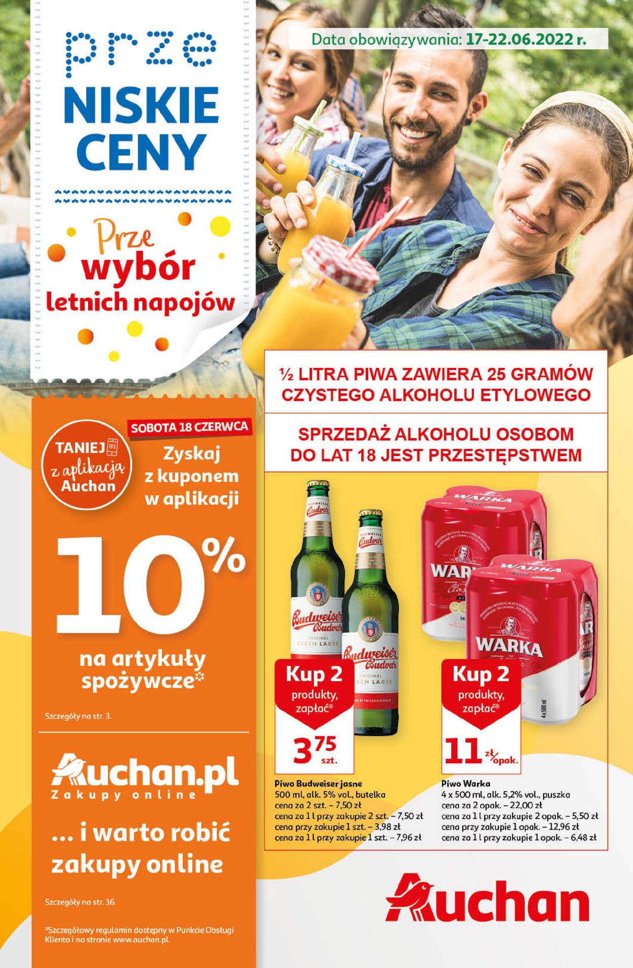 Auchan Gazetka od 17.06.2022