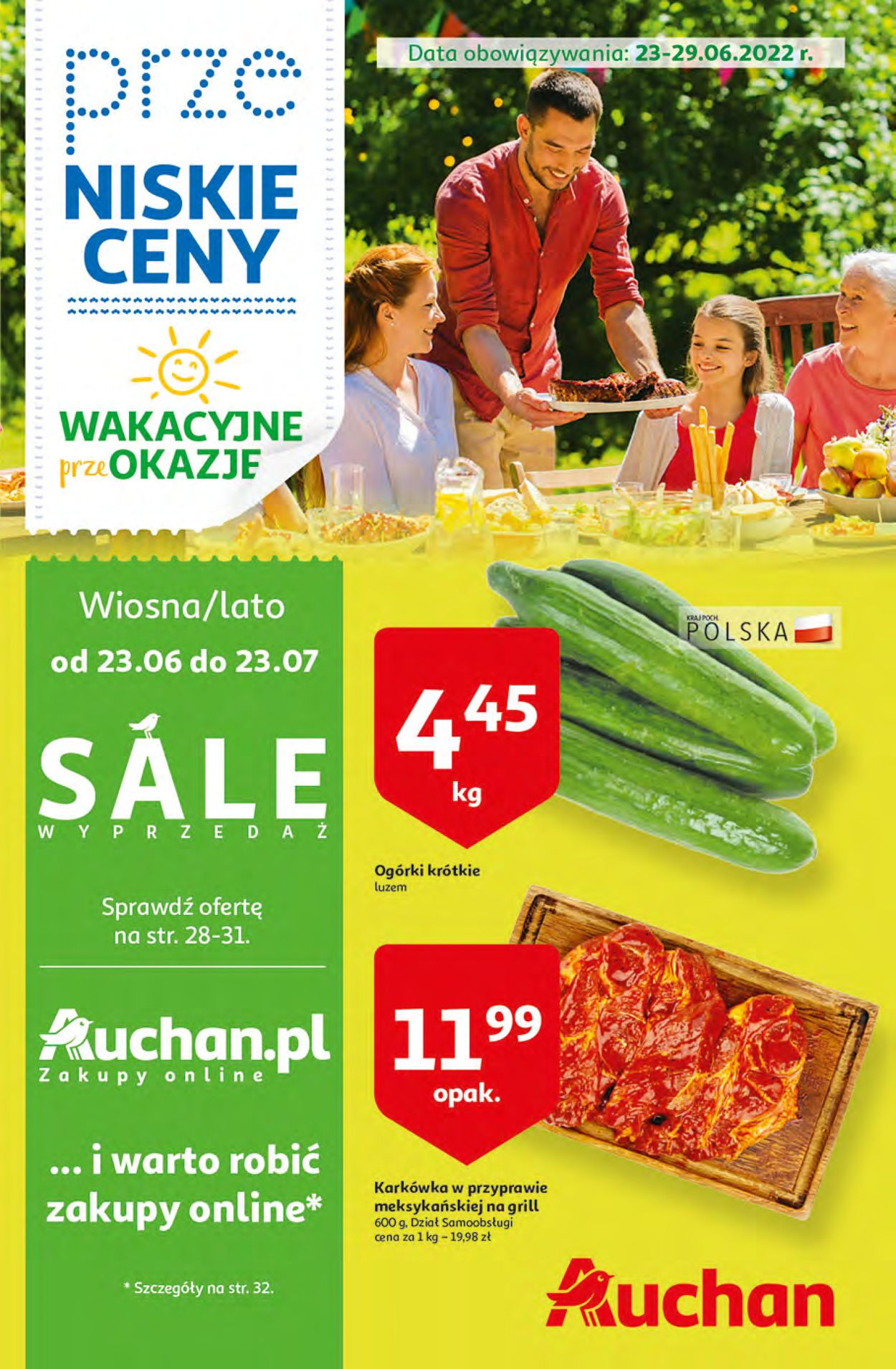 Auchan Gazetka od 23.06.2022