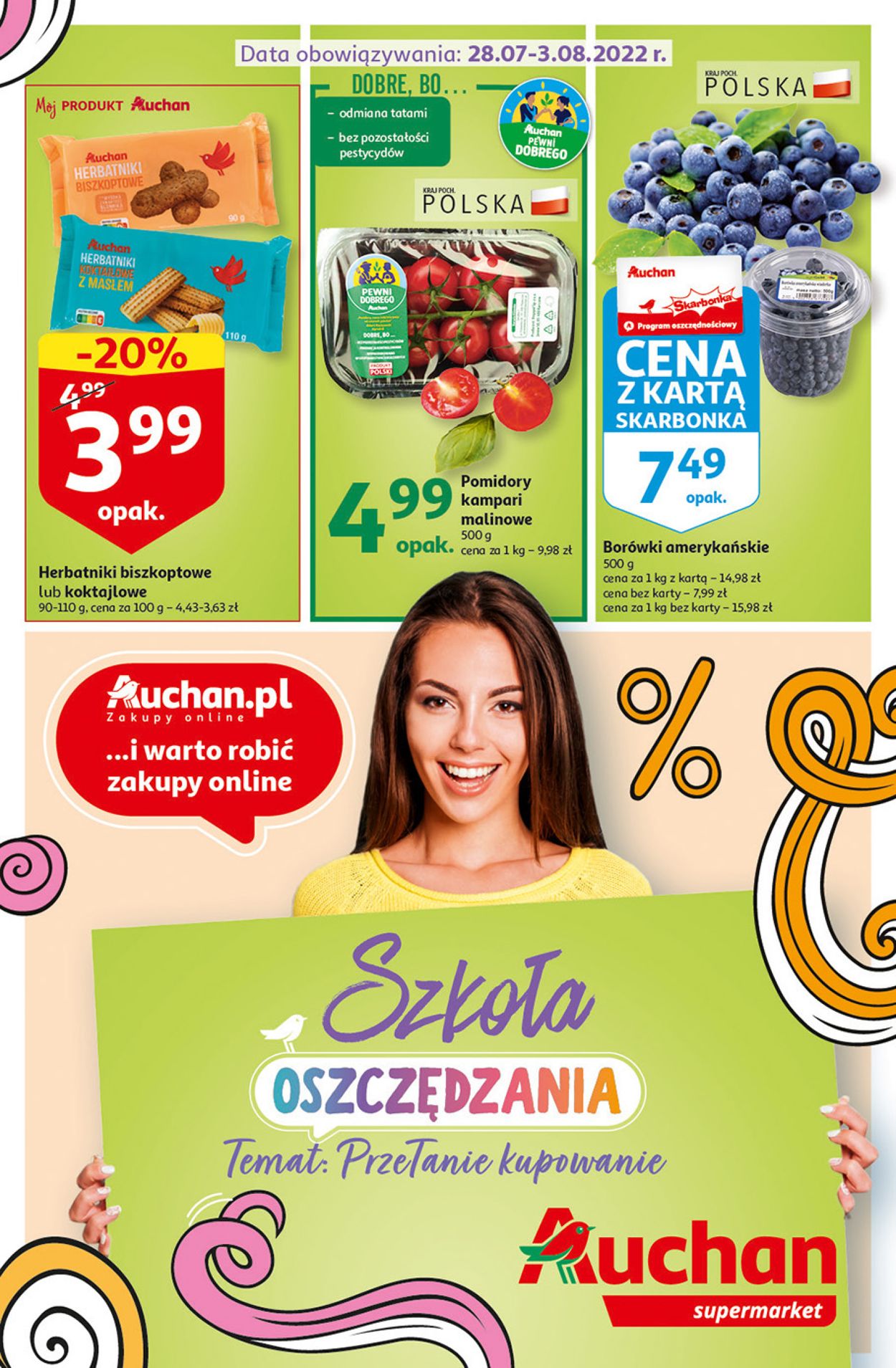 Auchan Gazetka od 28.07.2022