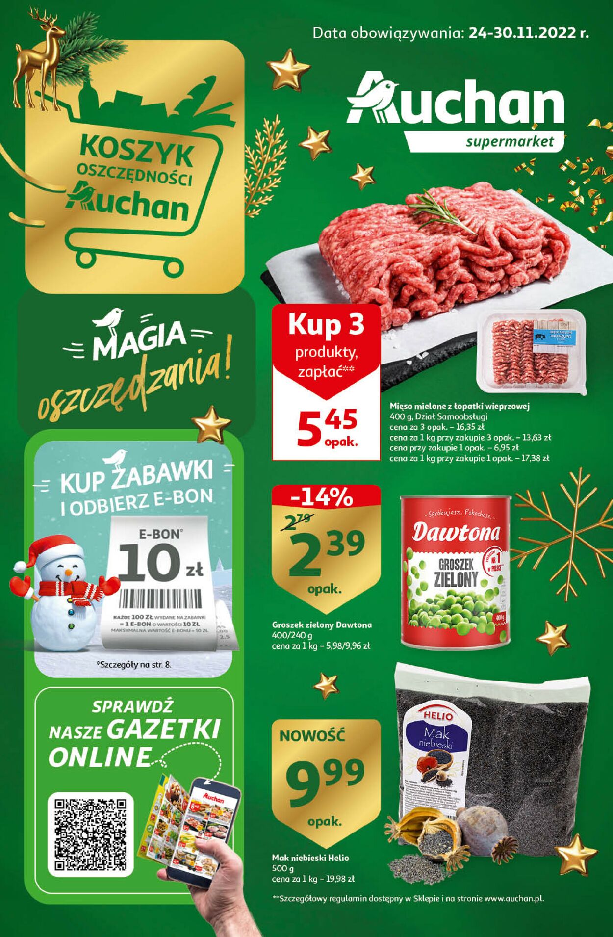 Auchan Gazetka od 24.11.2022