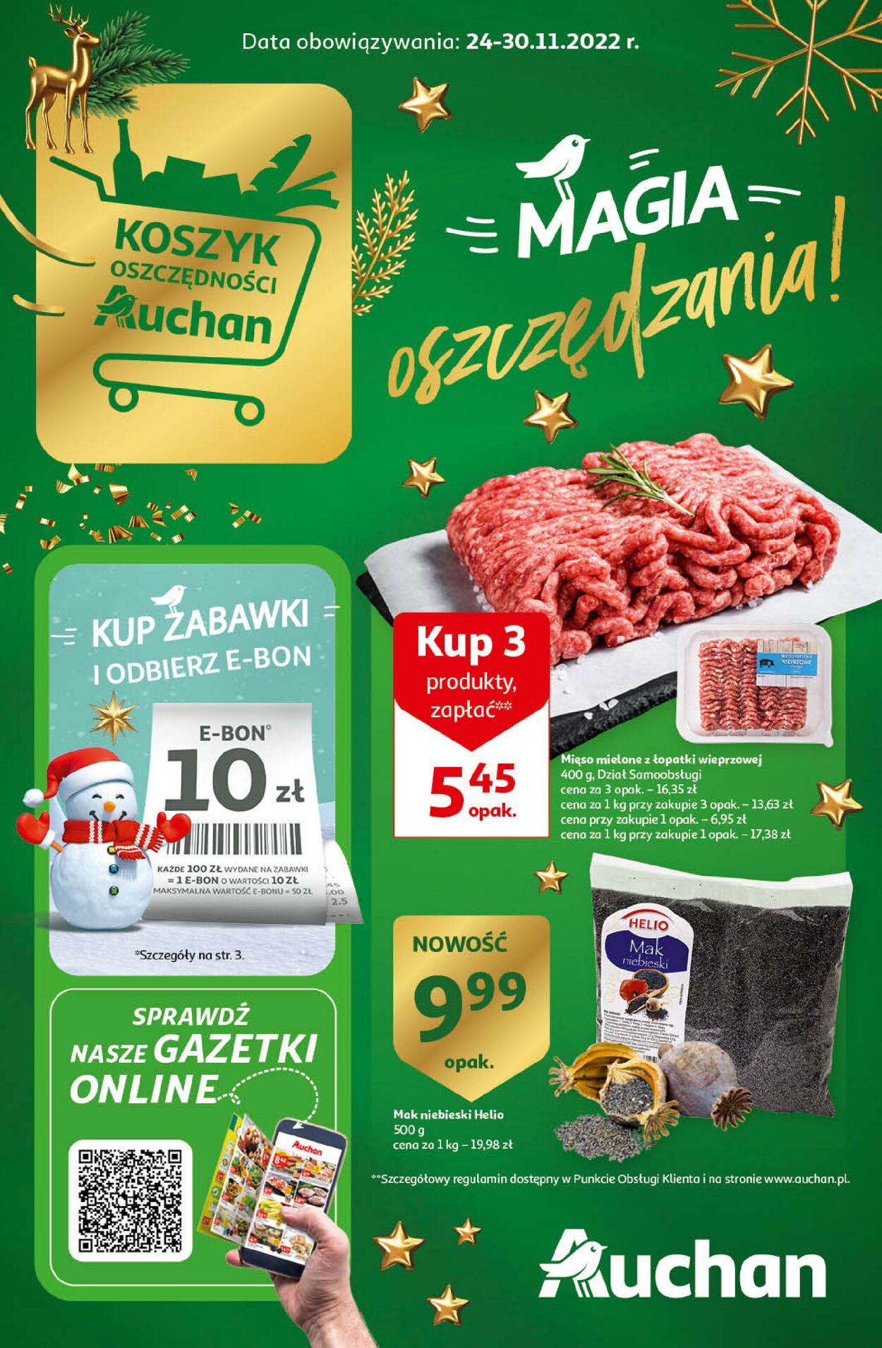 Auchan Gazetka od 24.11.2022