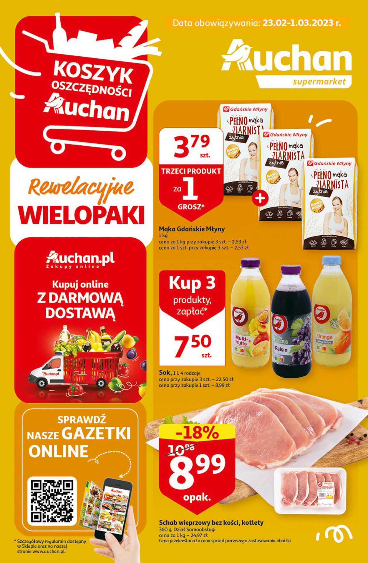 Auchan Gazetka od 23.02.2023