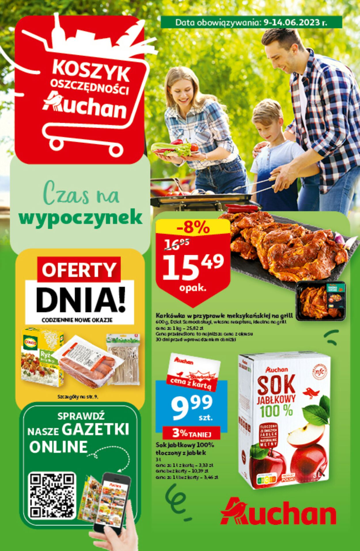 Auchan Gazetka od 09.06.2023