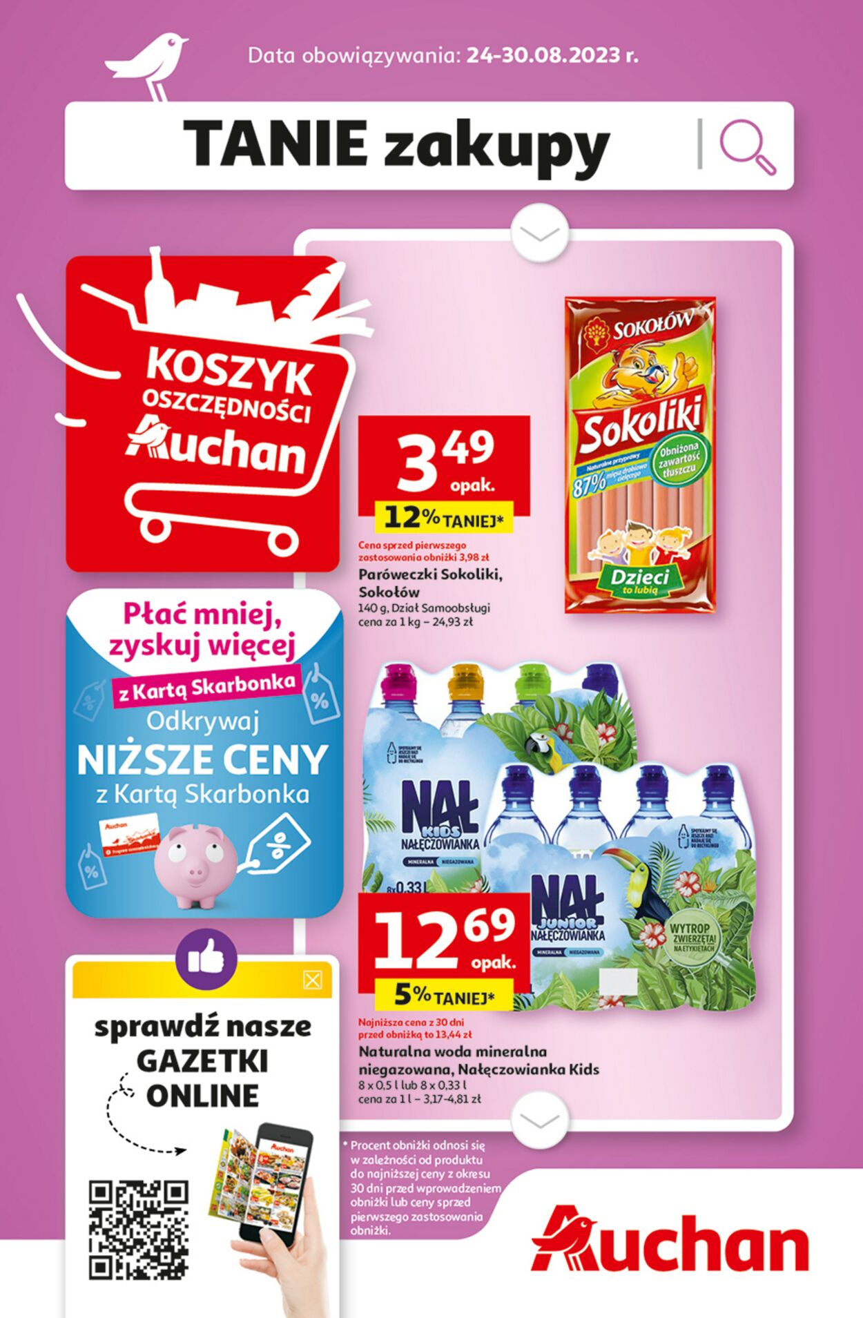 Auchan Gazetka od 24.08.2023