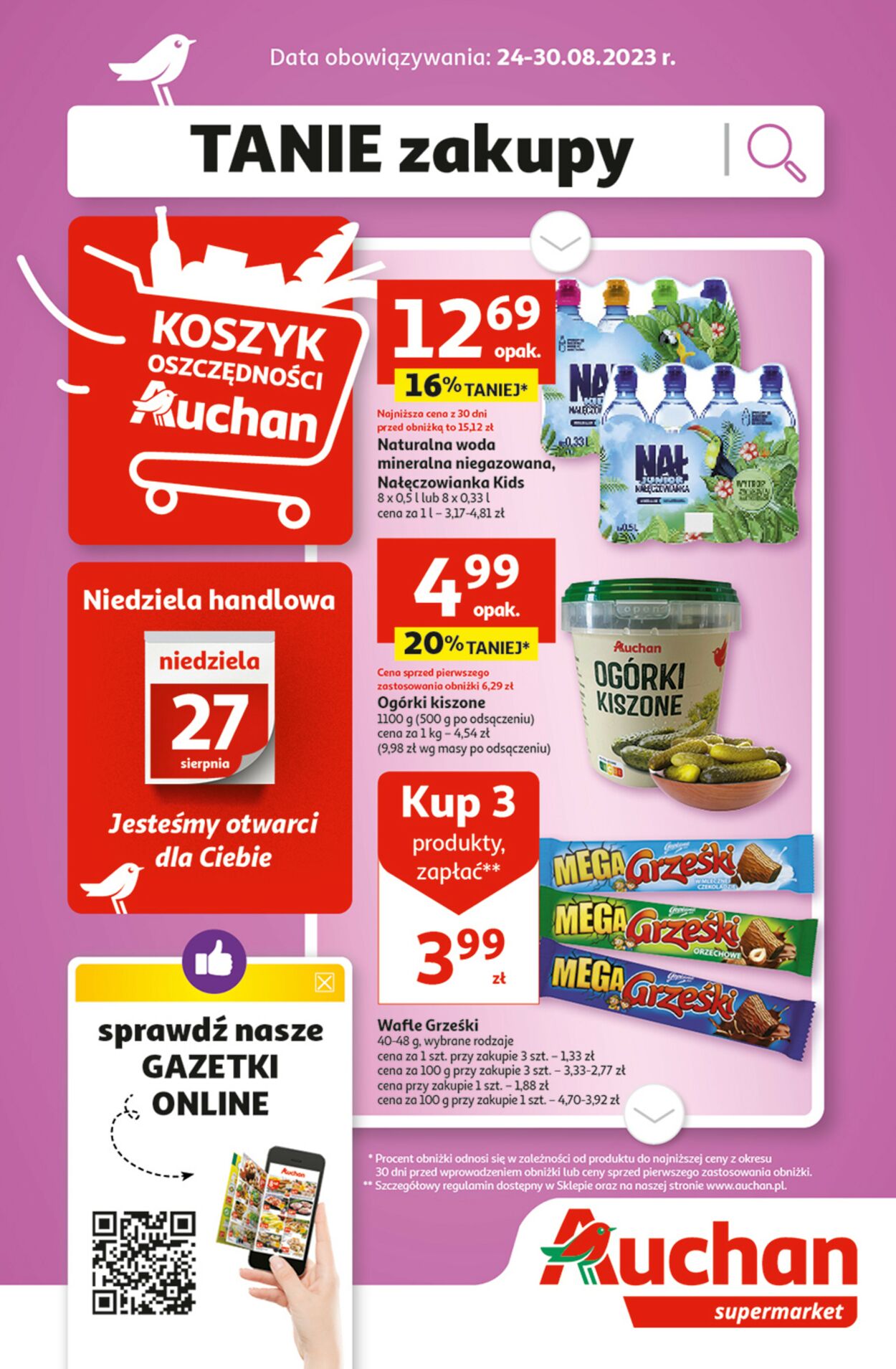 Auchan Gazetka od 24.08.2023