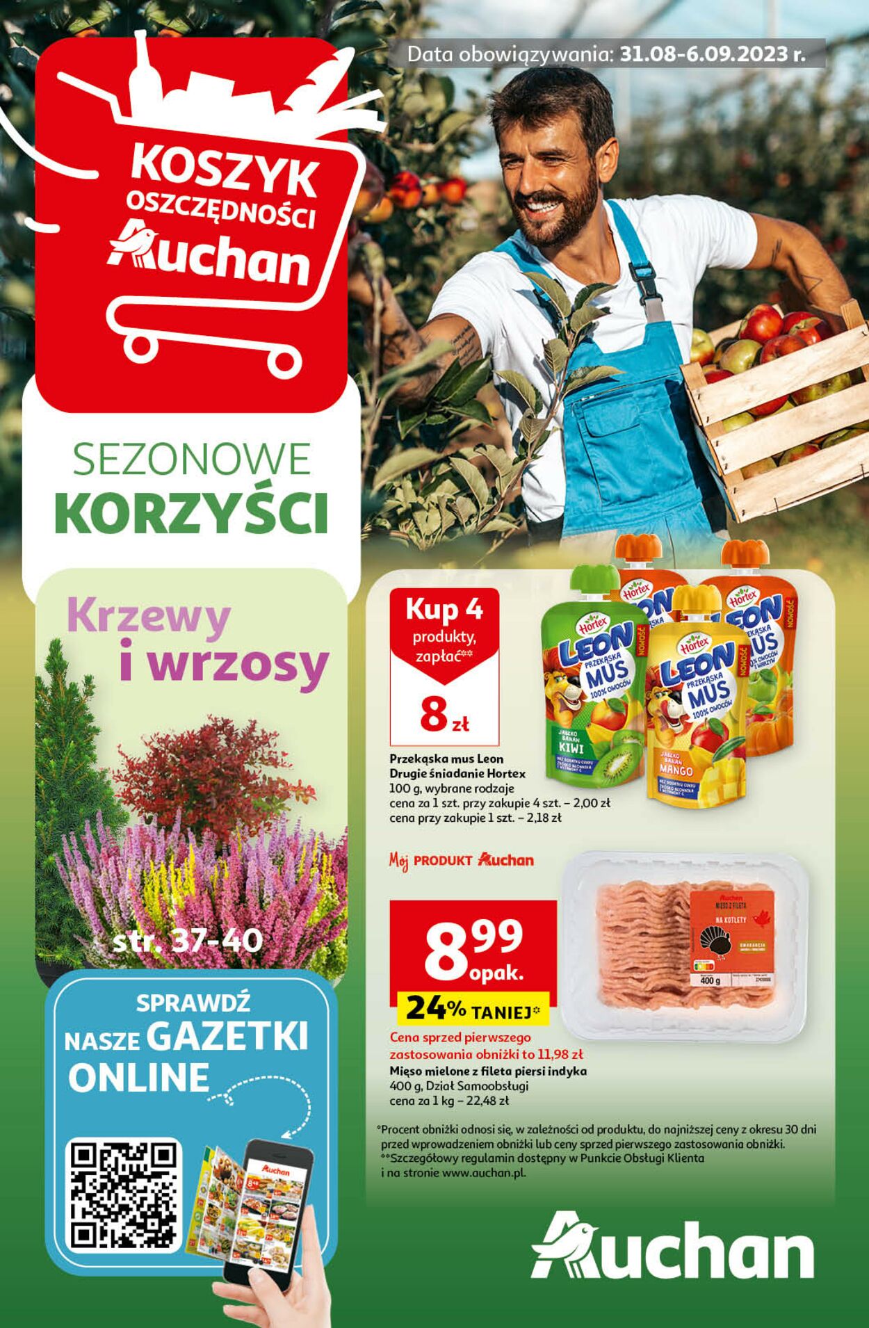 Auchan Gazetka od 31.08.2023