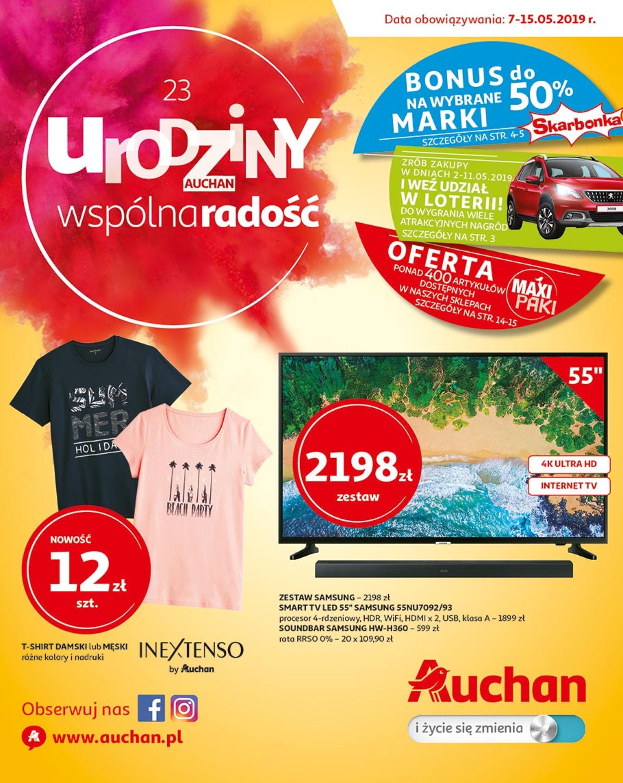 Auchan Gazetka od 07.05.2019