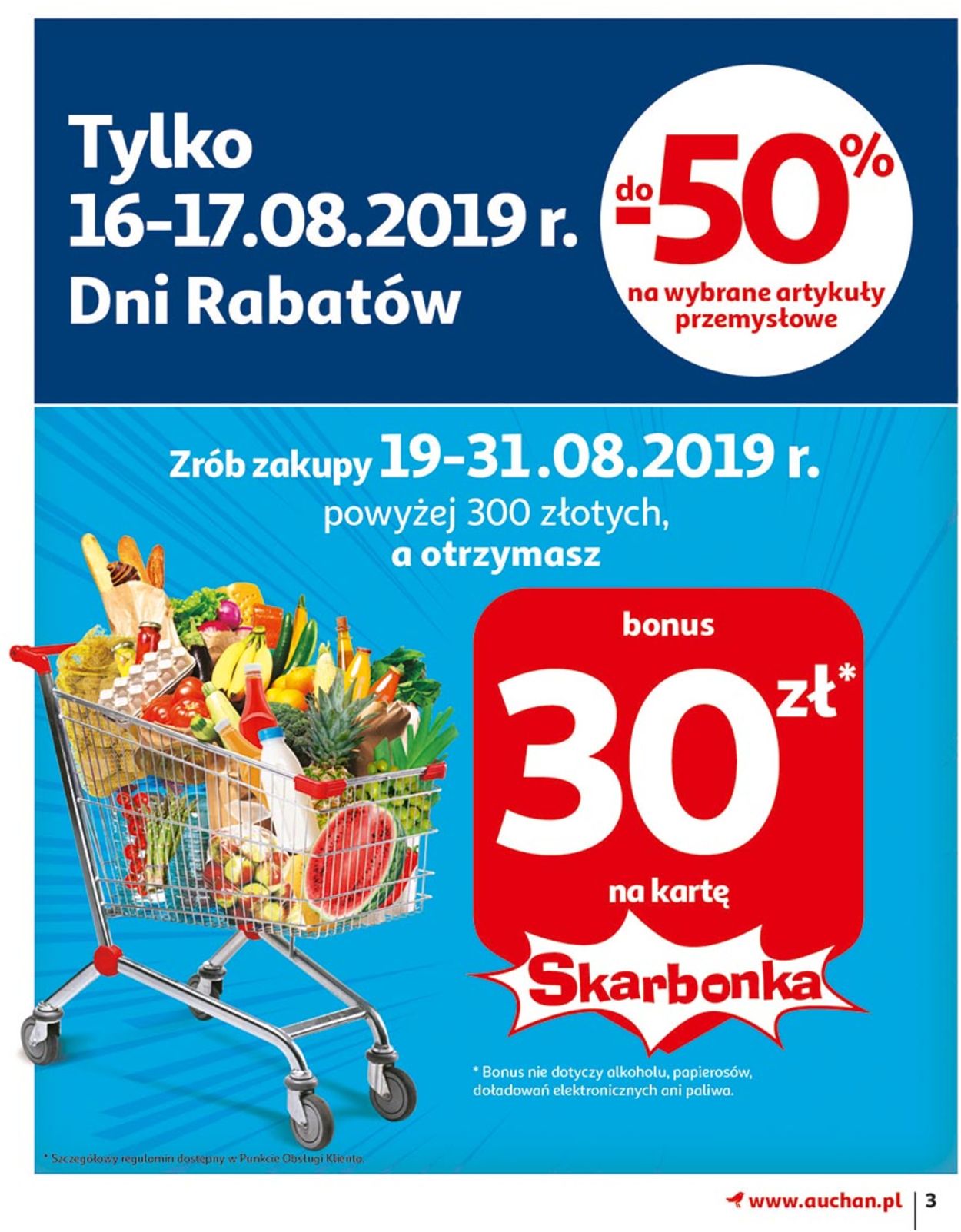 Auchan Gazetka od 22.08.2019