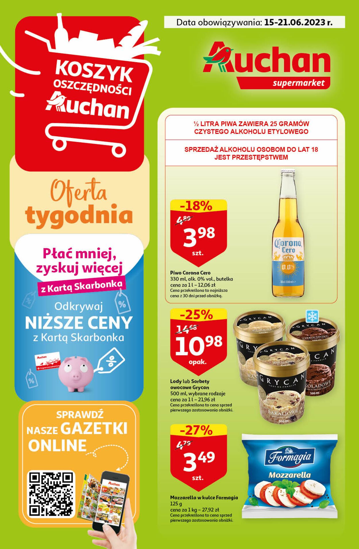 Auchan Gazetka od 15.06.2023