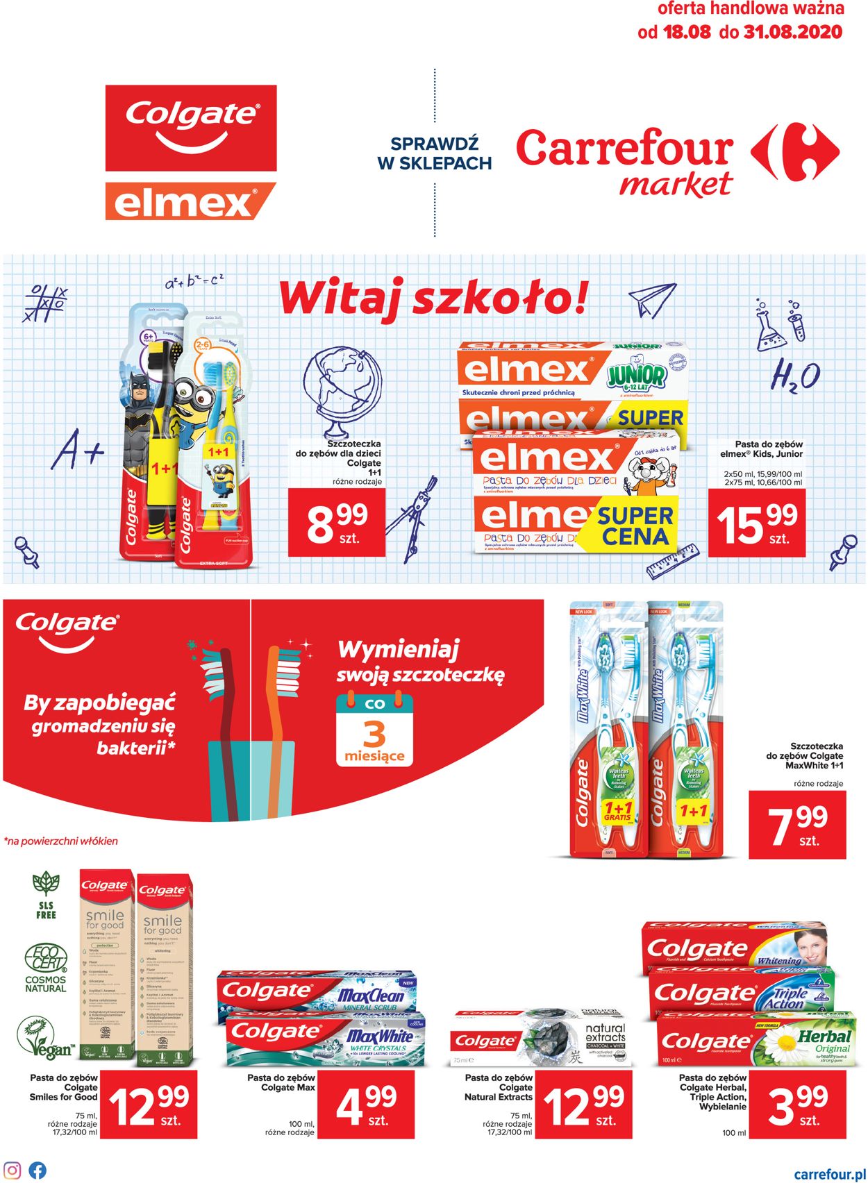 Carrefour Market Gazetka od 18.08.2020