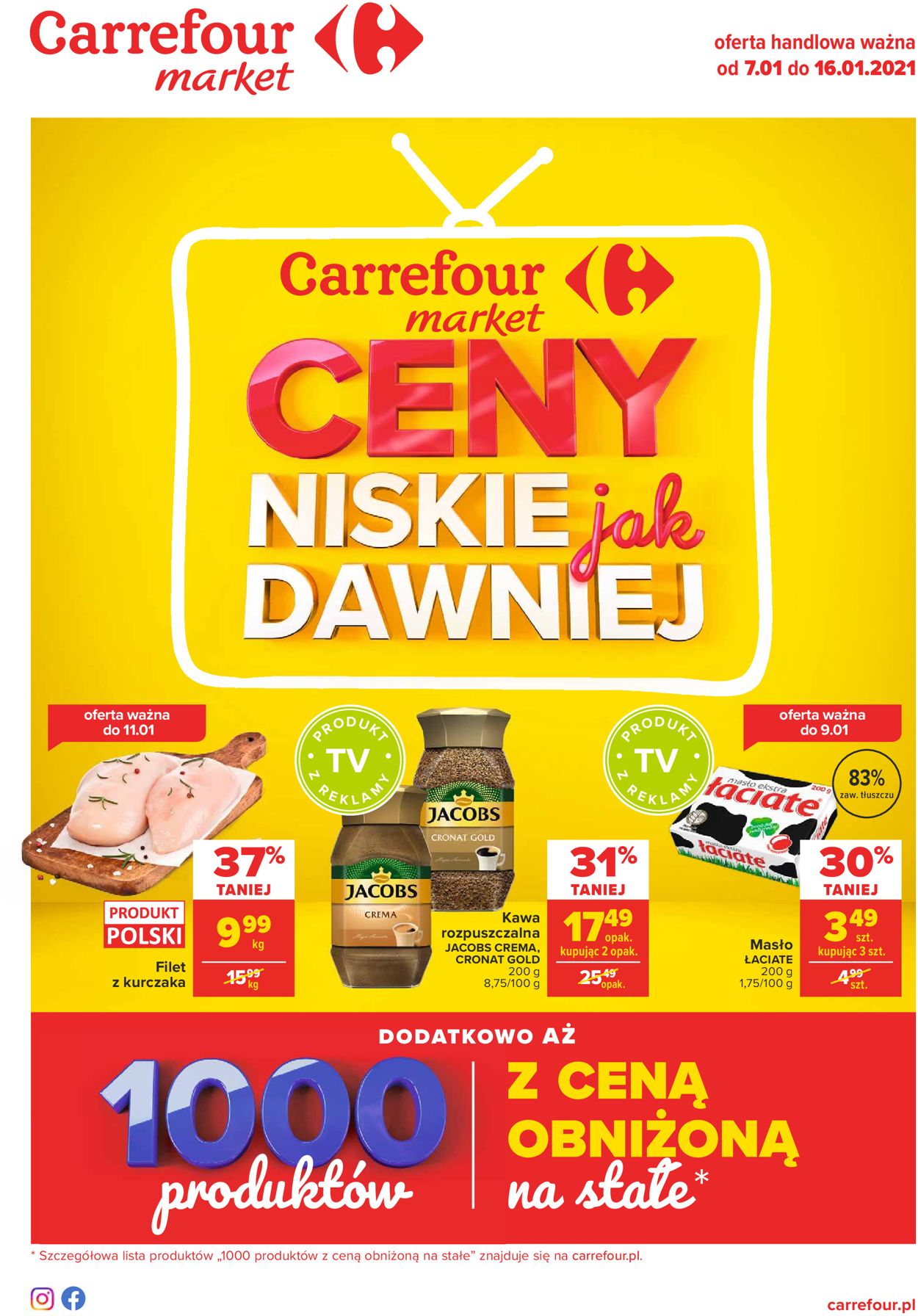 Carrefour Market Gazetka od 07.01.2021