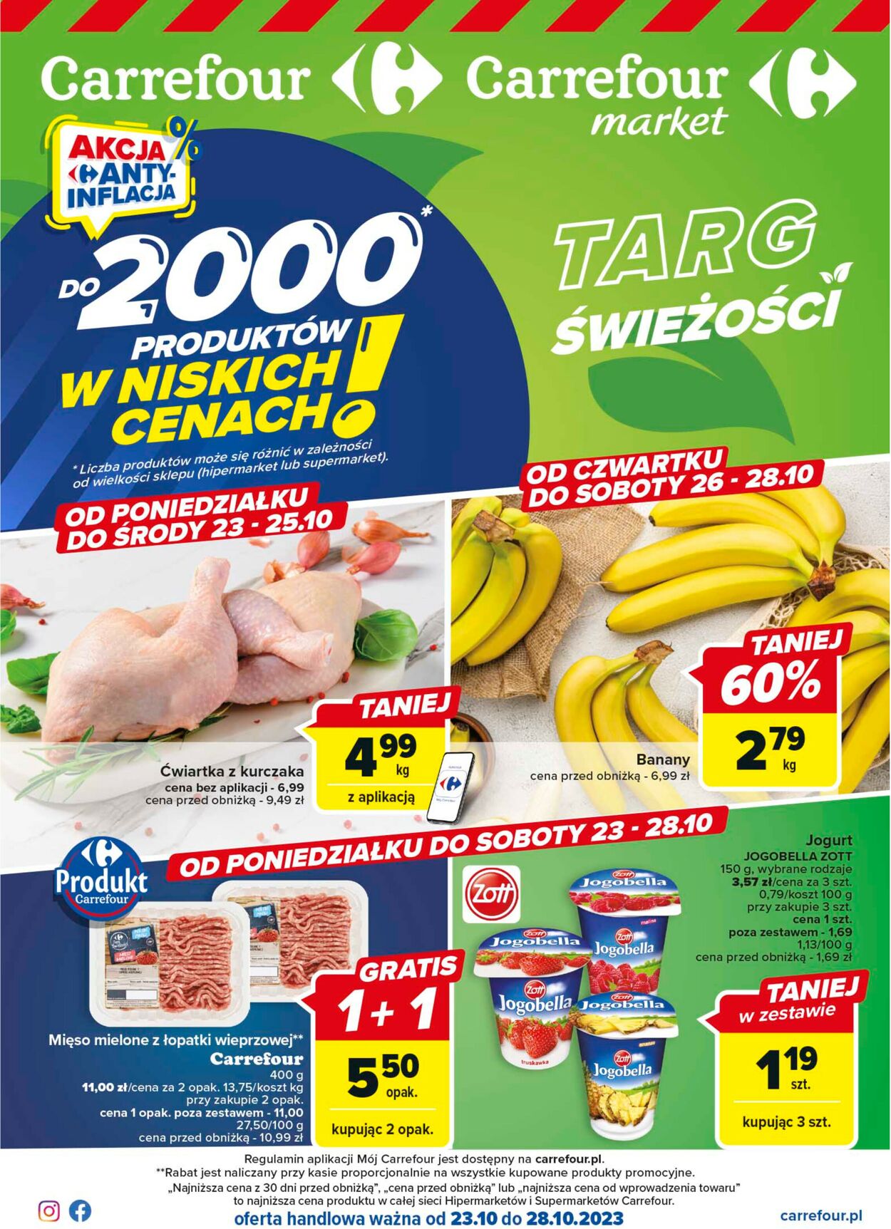 Carrefour Market Gazetka od 23.10.2023
