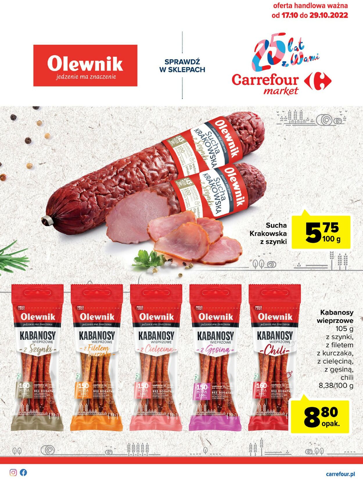Carrefour Market Gazetka od 17.10.2022