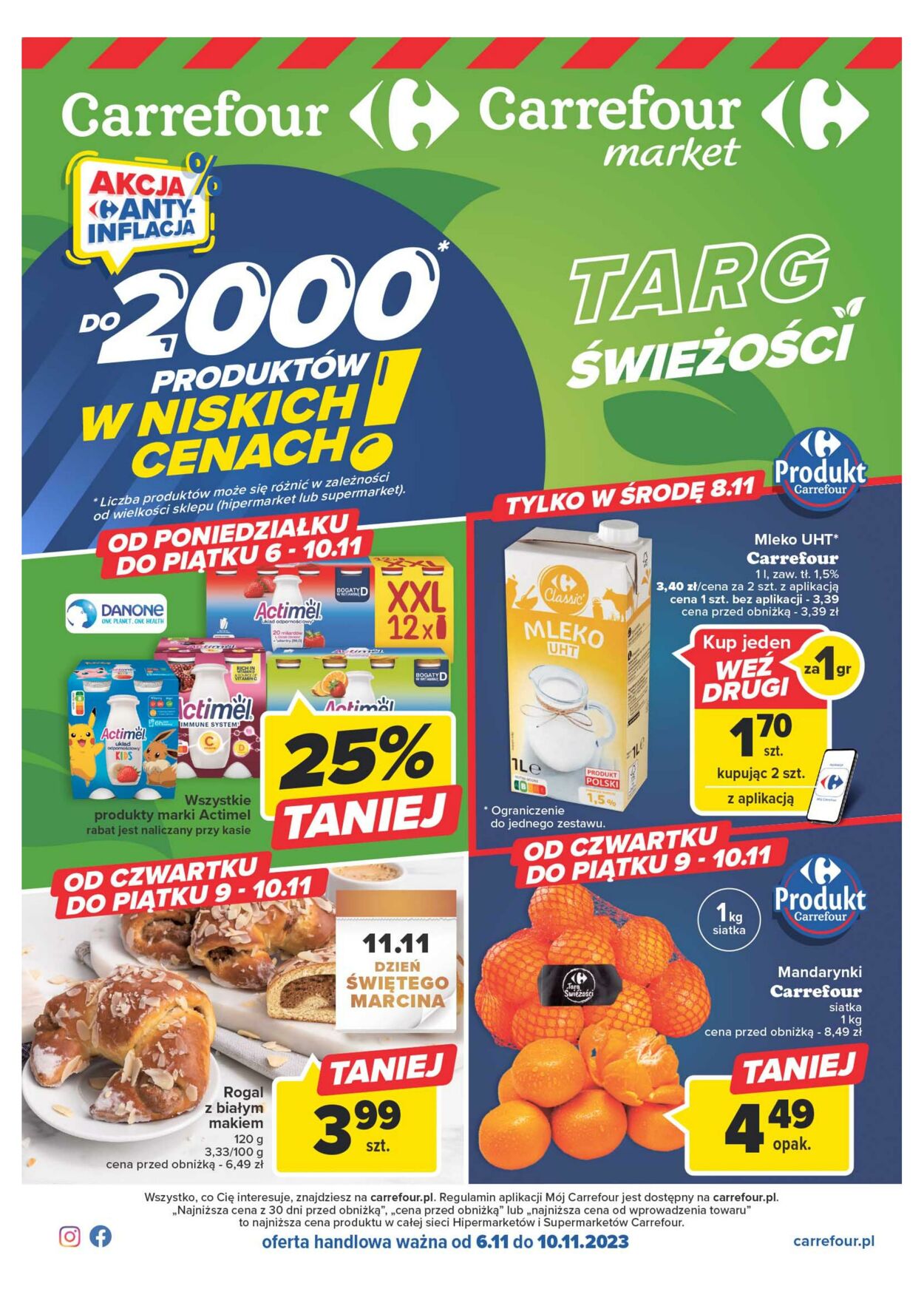 Carrefour Market Gazetka od 06.11.2023