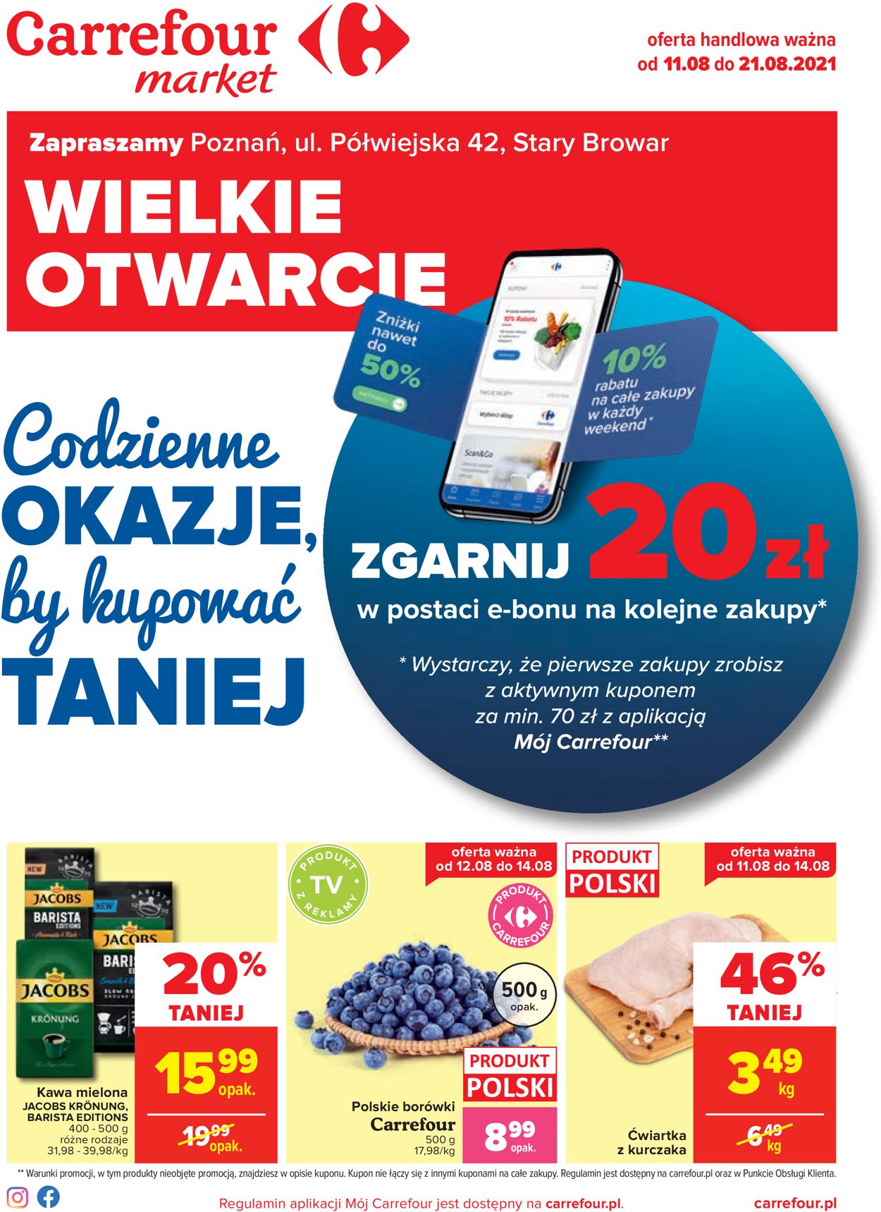 Carrefour Gazetka od 11.08.2021