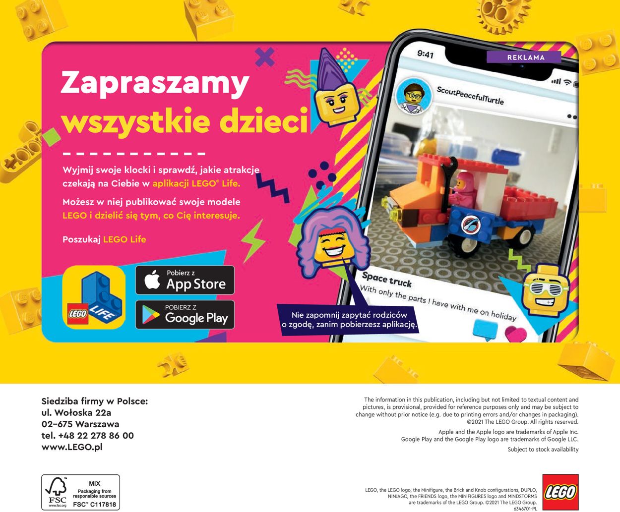 LEGO Gazetka od 01.01.2021