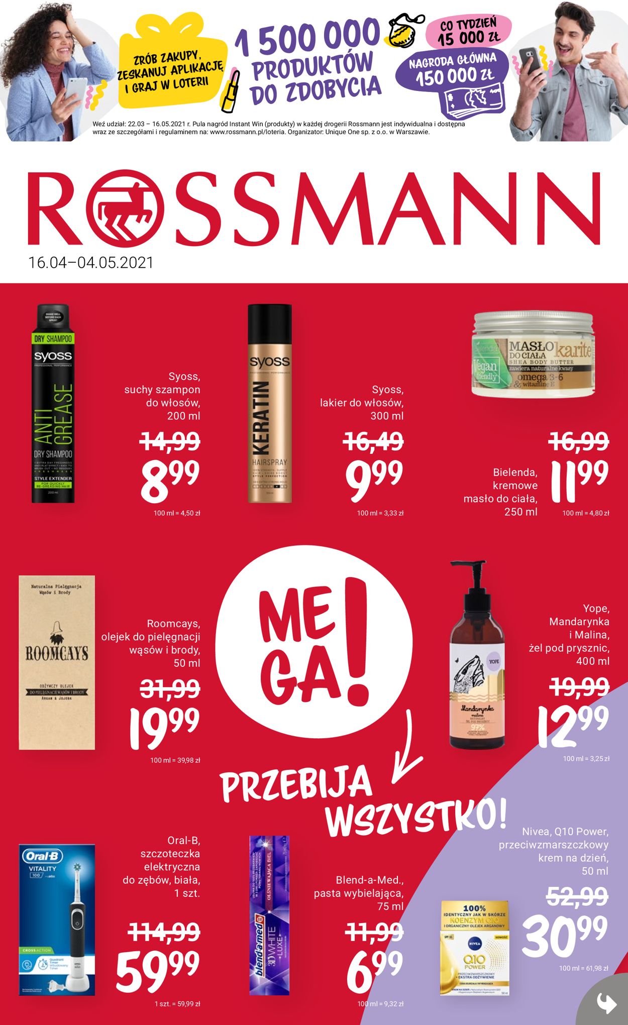 Rossmann Gazetka od 16.04.2021