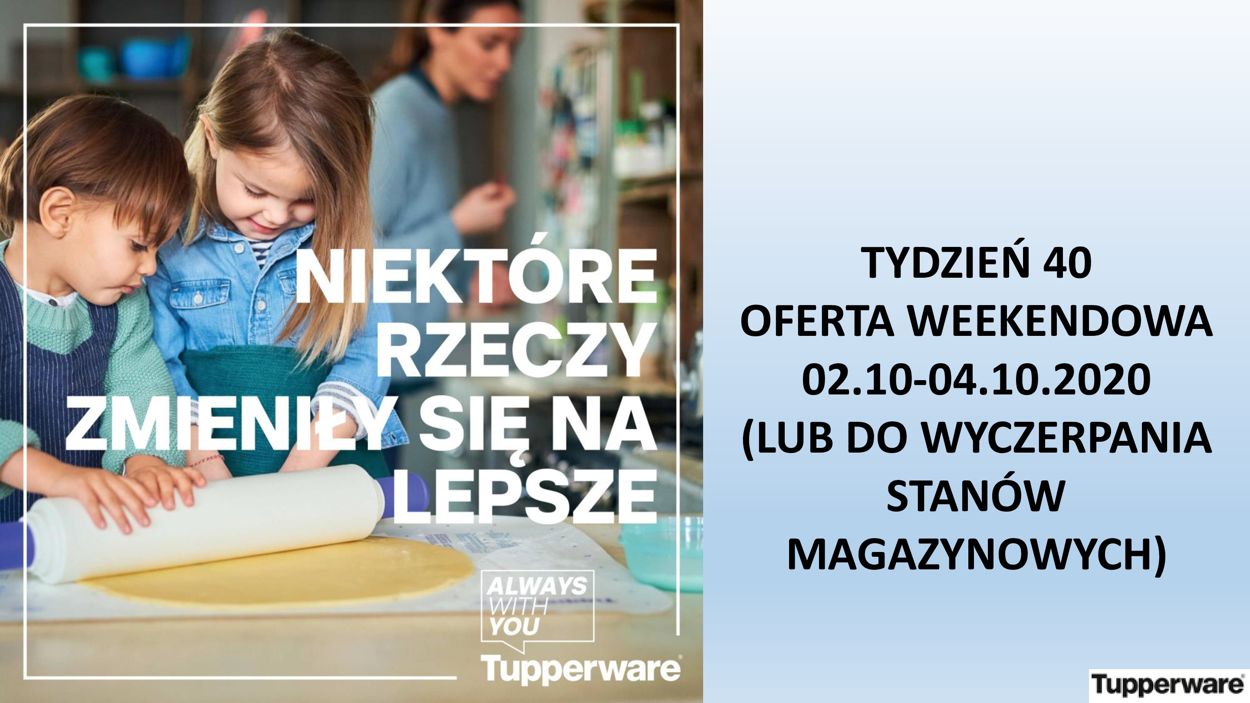 Tupperware Gazetka od 02.10.2020